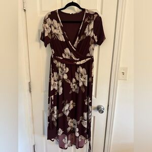 Pink Blush brand maternity dress